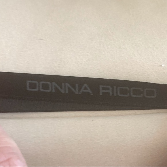 DONNA RICCO Strappy Crepe Little Black Dress Cocktail Party - Picture 13 of 14